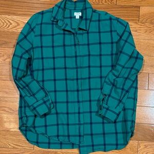 J. Crew Flannel (with pockets!)